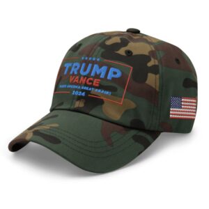 Trump-Vance Make America Great Again Camo Hat Caps