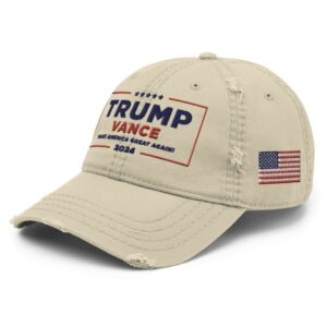 Trump-Vance Make America Great Again Distressed Dad Hat