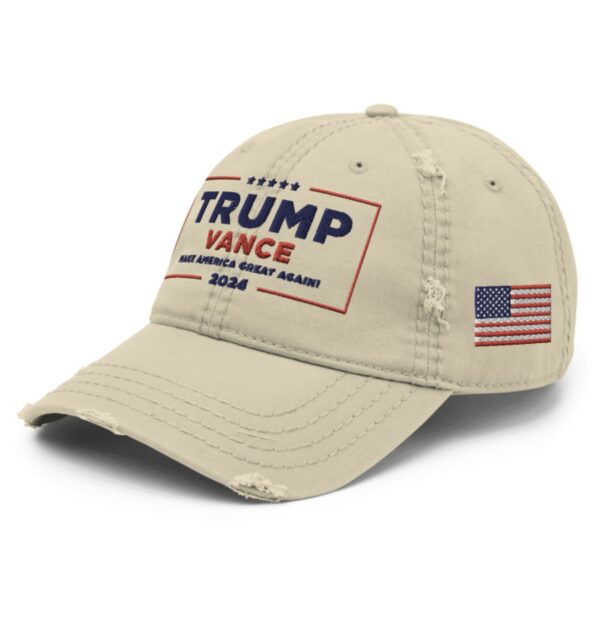 Trump-Vance Make America Great Again Distressed Dad Hat