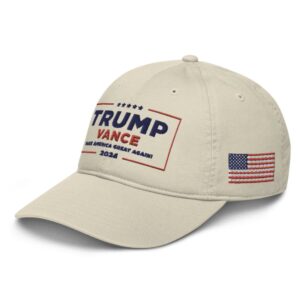 Trump-Vance Make America Great Again Organic Baseball Caps