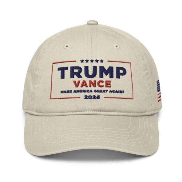 Trump-Vance Make America Great Again Organic Baseball Caps Us