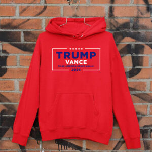 Trump Vance Make America Great Again Red Hoodie