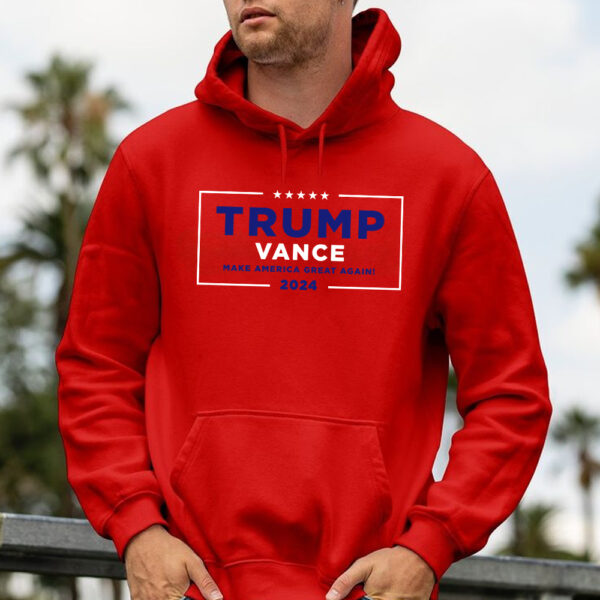 Trump Vance Make America Great Again Red Hoodie Shirts