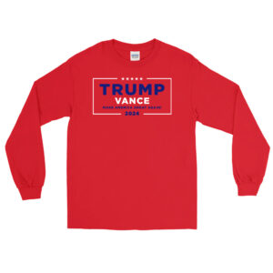 Trump Vance Make America Great Again Red Long Sleeve TShirt