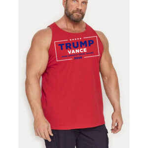 Trump Vance Make America Great Again Red Tank Tops Shirts