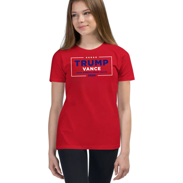 Trump Vance Make America Great Again Red Youths Shirt