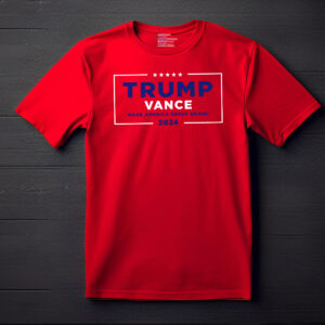 Trump Vance Make America Great Again Red Youths Shirts