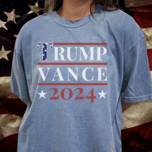 Trump Vance Presidential Candidates 2024 Shirt for Conservative Voters