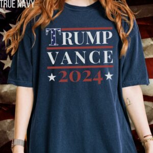 Trump Vance Presidential Candidates 2024 TShirt for Conservative Voterss