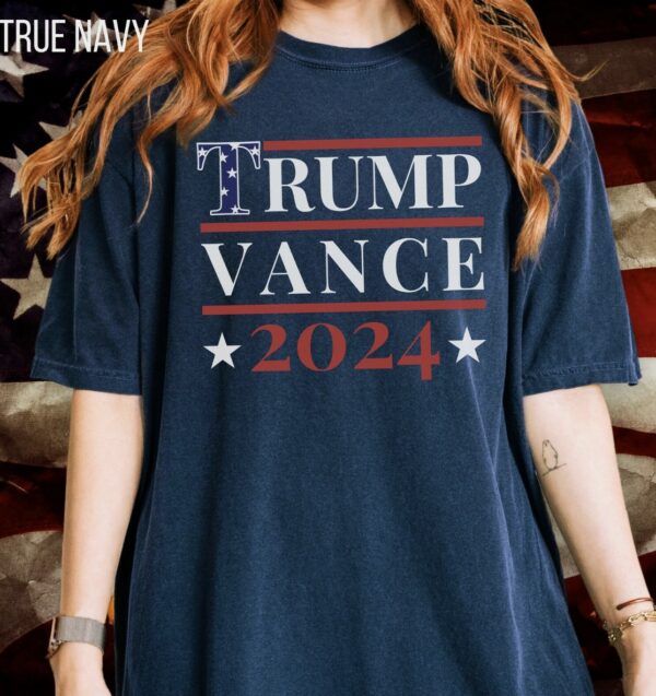 Trump Vance Presidential Candidates 2024 TShirt for Conservative Voterss