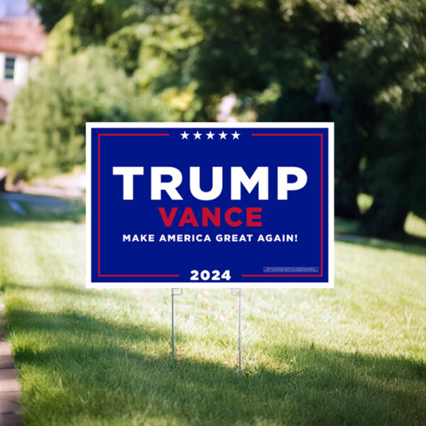 Trump Vance Rally Sign