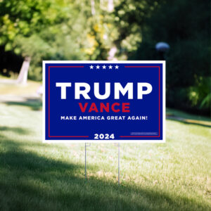 Trump Vance Rally Sign Us