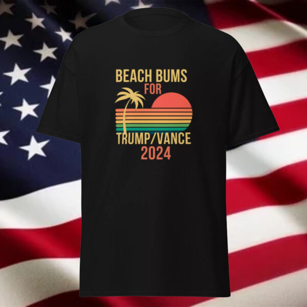 Trump Vance Shirt 2024 Election Tee Beach Bums3