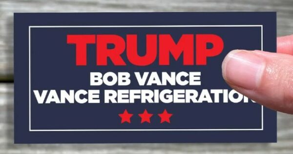 Trump Vance Sticker, Bob Vance, Trump 2024 Decal, MAGA Make America Great Again, Republican Decal, Conservative American Sticker, JD Vance