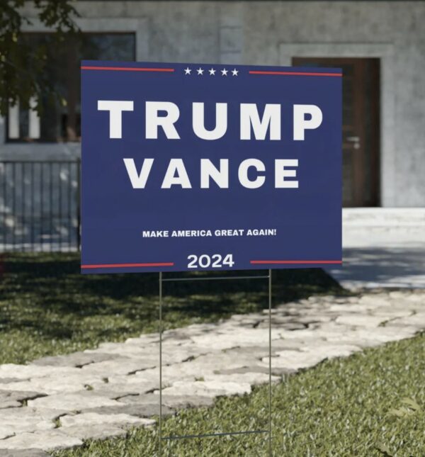 Trump Vance Yard Sign, USA Yard Sign, Make America Great Again Sign Usa