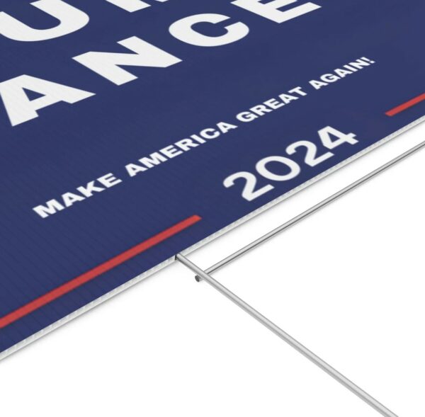 Trump Vance Yard Sign, USA Yard Sign, Make America Great Again Signs