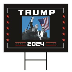 Trump for President 2024 Yard Sign, Still Standing Signs