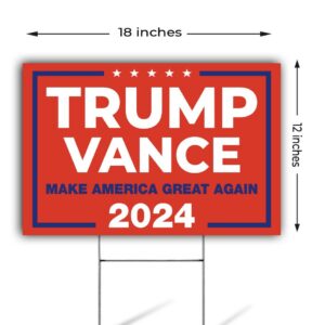 trump Vance 2024 Yard Sign Us