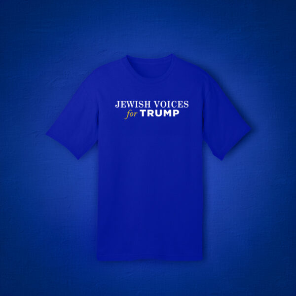 Jewish Voices for Trump Royal Blue T-Shirt