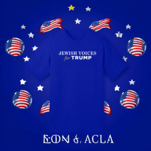 Jewish Voices for Trump Royal Blue T-Shirts