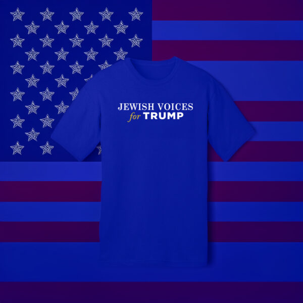 Jewish Voices for Trump Royal Blue TShirt