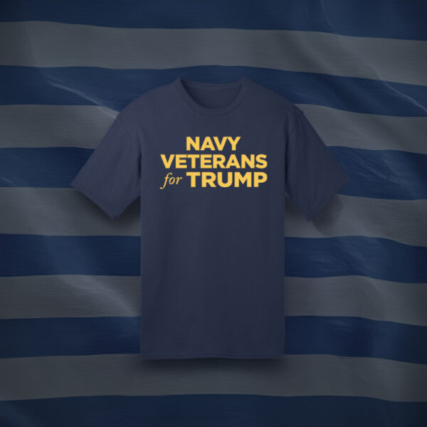 Navy Veterans for Trump Navy T-Shirts