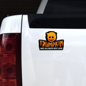 Official Halloween Trumpkin Magnet, Make Halloween Great Again - Trump Vance 2024 Magnet