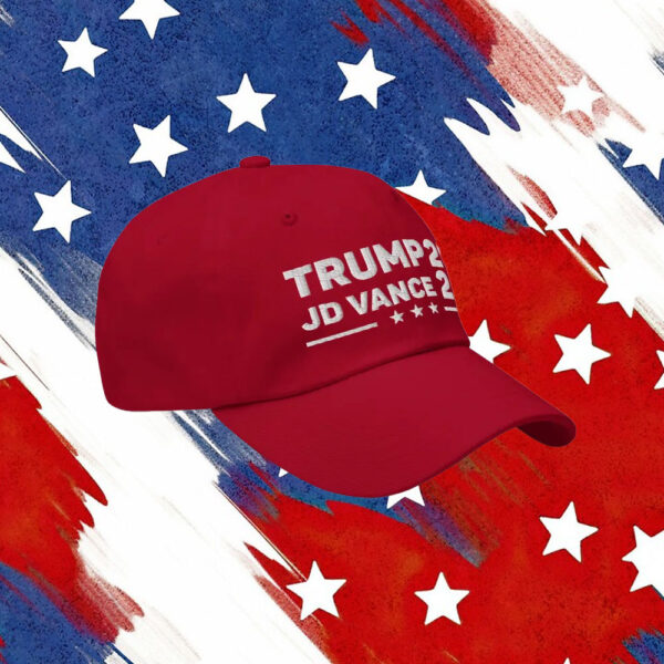 Official Trump JD Vance 2024 Embordered Dad hat, Trump DJ Vance 2024 Baseball Hat1