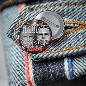 Official Trump Vance 2024 Campaign Pin Button2