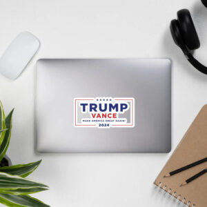 Official Trump Vance 2024 - Make America Great Again Kiss-Cut Sticker