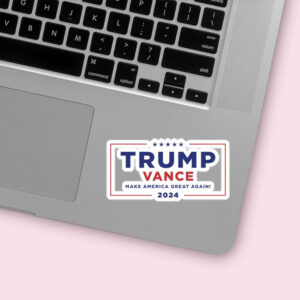 Official Trump Vance 2024 - Make America Great Again Kiss-Cut Sticker1