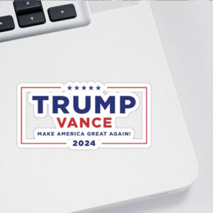 Official Trump Vance 2024 - Make America Great Again Kiss-Cut Sticker2