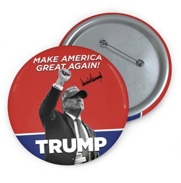 Signature TRUMP Make America Great Again Buttons