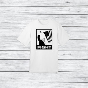 Trump Fight White T-Shirt