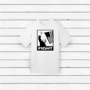 Trump Fight White T-Shirts