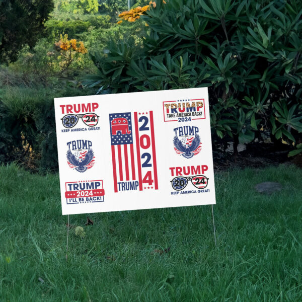 Donald Trump 2024 Slogans Yard Sign