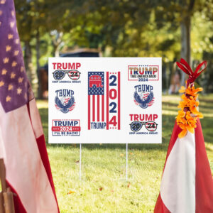 Donald Trump 2024 Slogans Yard Sign-Trump Take Ameria Back