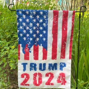 Donald Trump Vance 2024 MAGA Garden Flag, Trump 2024 Yard Sign, Wall Decor, House Flag, Take America Back Decoration Gifts, Patriotic Yard1