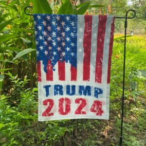 Donald Trump Vance 2024 MAGA Garden Flag, Trump 2024 Yard Sign, Wall Decor, House Flag, Take America Back Decoration Gifts, Patriotic Yard2