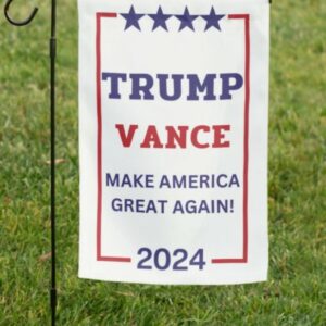 Donald Trump and J.D. Vance 2024 Garden Flag - Make America Great Again Garden Flag - Trump for President 2024 - MAGA 2024 Garden Flag, GOP