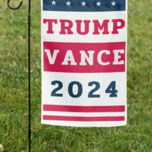 Donald Trump and J.D. Vance 2024 Garden Flag - Make America Great Again Garden Flag - Trump for President 2024 - Vice President J.D. Vance