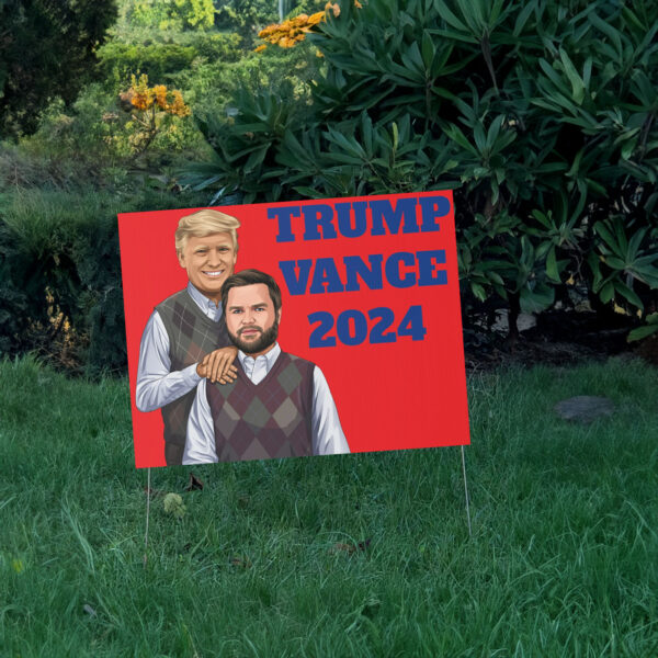 Donald Trump x JD Vance 2024 President Vince President Biden Yard Sign