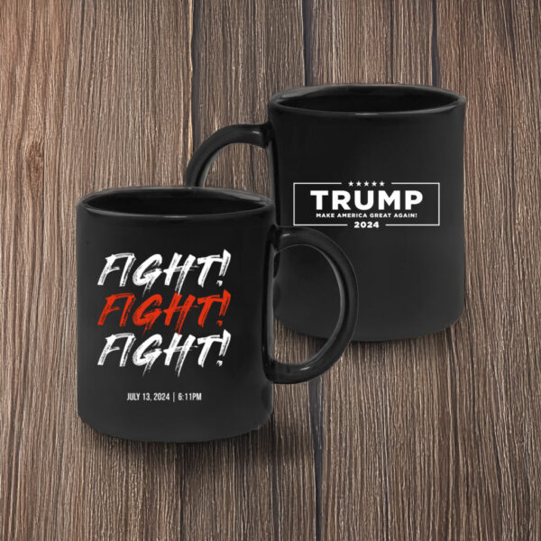 Fight! July 13 Black Coffee Mug US