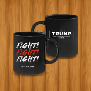 Fight! July 13 Black Coffee Mugs