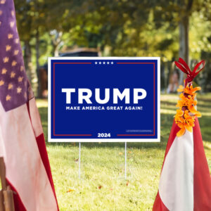 Official Trump 2024 Yard Sign USA