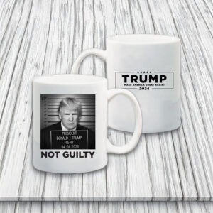 Official Trump Mugshot White Coffee Mug