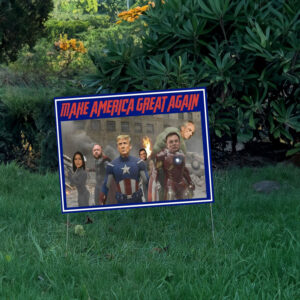 Republicans Crew Yard Sign, Make America Great Again Yard Sign