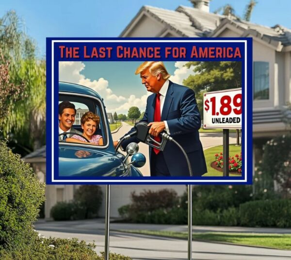 The Last Chance For America Yard Sign, Make America Great Again Yard Sign, Trump Yard Sign, Republicans Yard Sign, Election 2024 Yard Sign3