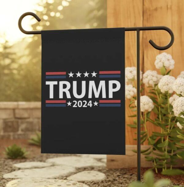 Trump 2024 Garden & House Banner, Vote 4 Trump, Trump Gifts, Trump Supporter, Republican, Conservative Banner, Patriotic Banner, President