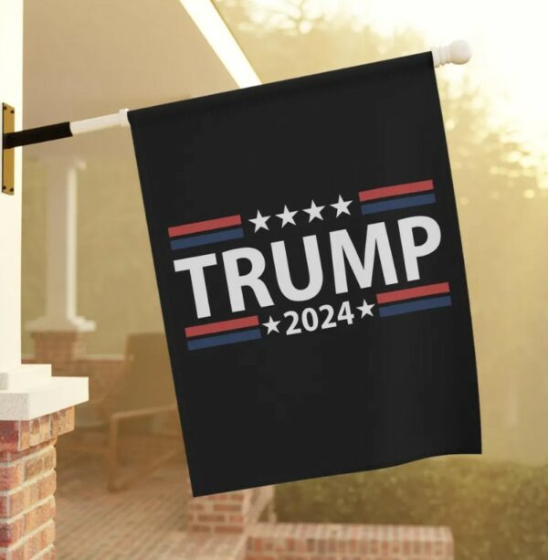 Trump 2024 Garden & House Banner, Vote 4 Trump, Trump Gifts, Trump Supporter, Republican, Conservative Banner, Patriotic Banner, President1